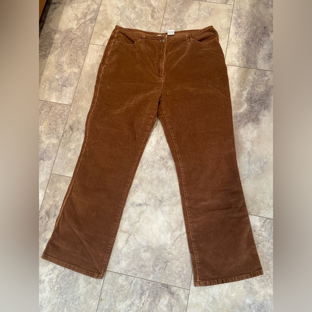 Fashion Bug Brown vintage Corduroy Flare Jeans